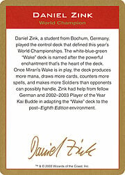 Daniel Zink Bio