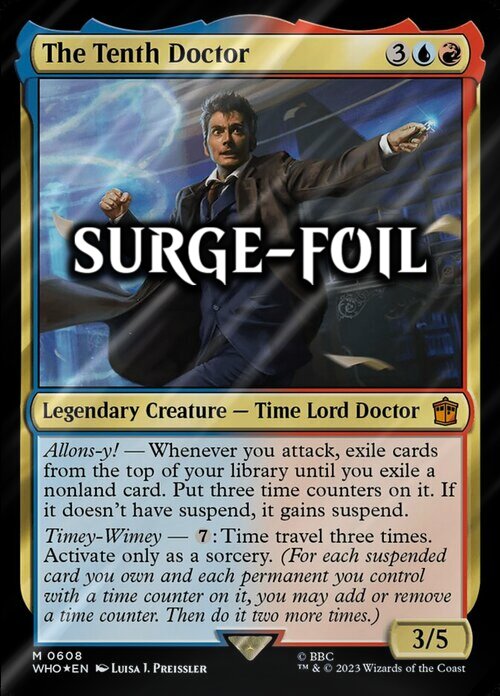 The Tenth Doctor Card Front