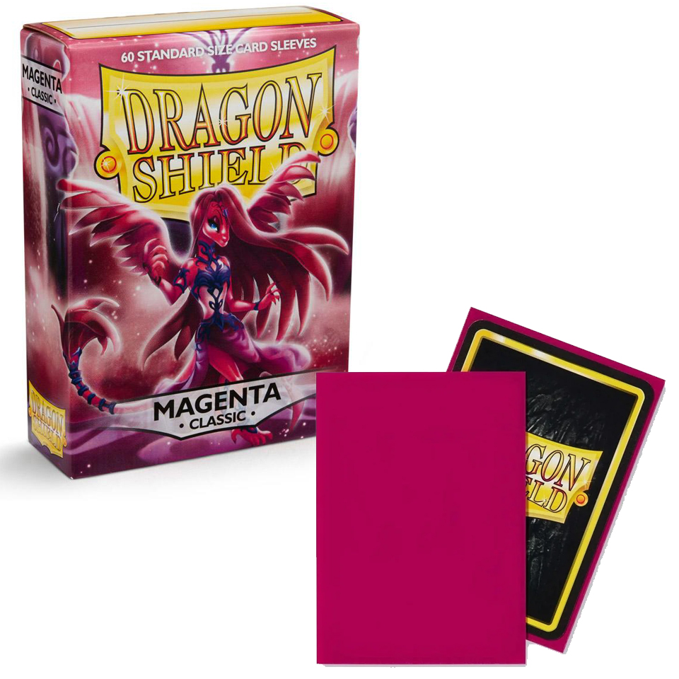 60 Dragon Shield Sleeves - Classic Magenta