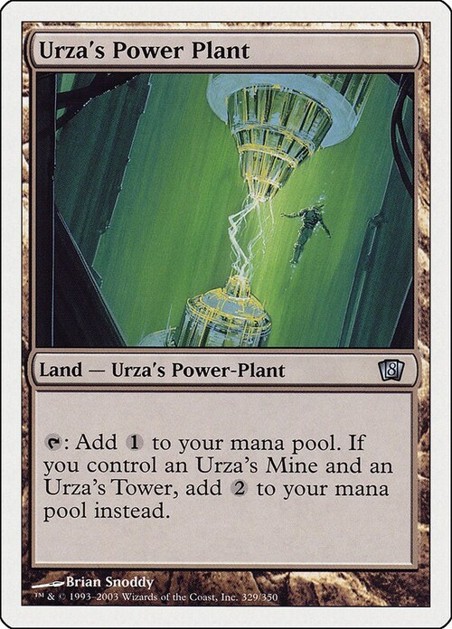 Urza's Power Plant Card Front