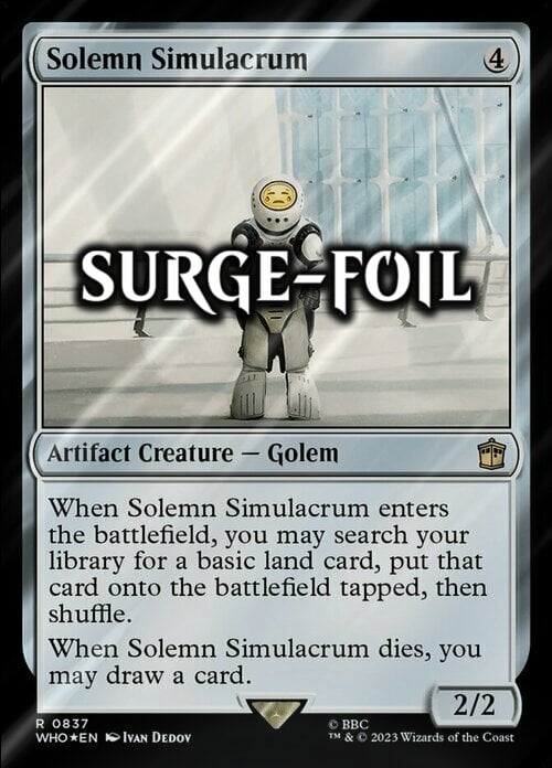 Solemn Simulacrum Card Front