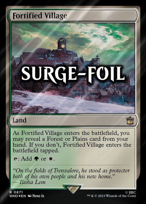 Fortified Village Card Front