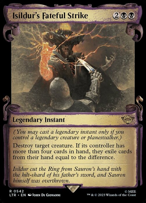 Isildur's Fateful Strike Card Front