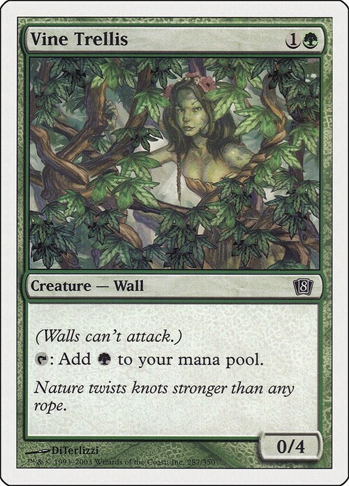 Vine Trellis Card Front