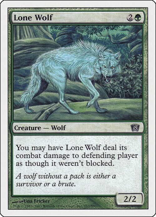 Lone Wolf Card Front