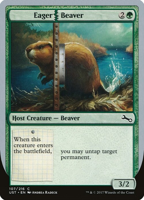 Eager Beaver Card Front