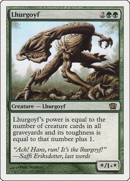 Lhurgoyf Card Front