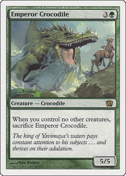 Emperor Crocodile Card Front