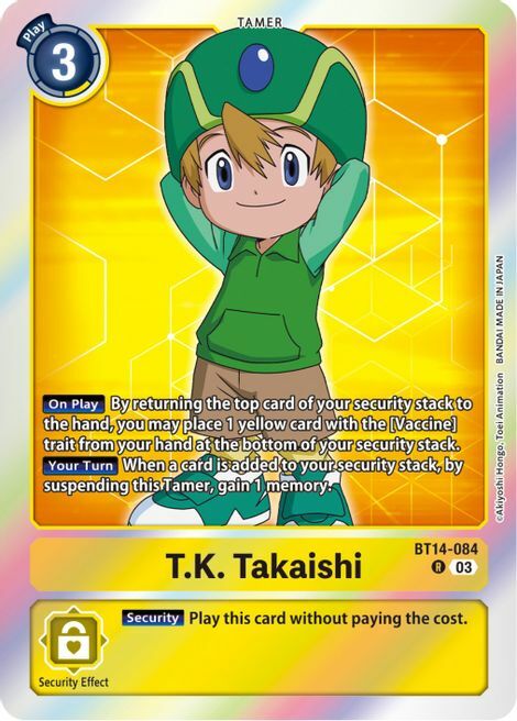 T.K. Takaishi Card Front