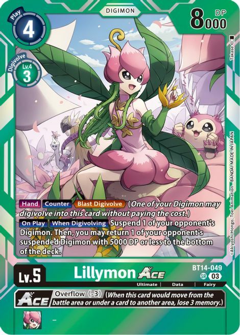 Lillymon Ace Card Front