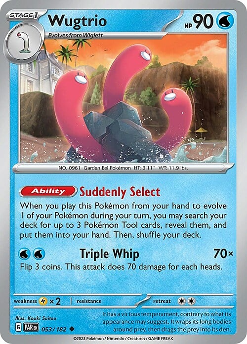 Wugtrio Card Front