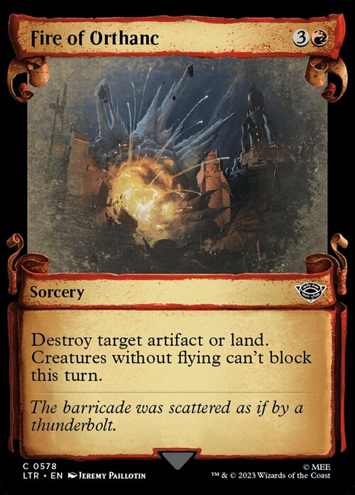 Fire of Orthanc Card Front