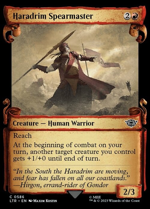 Haradrim Spearmaster Card Front