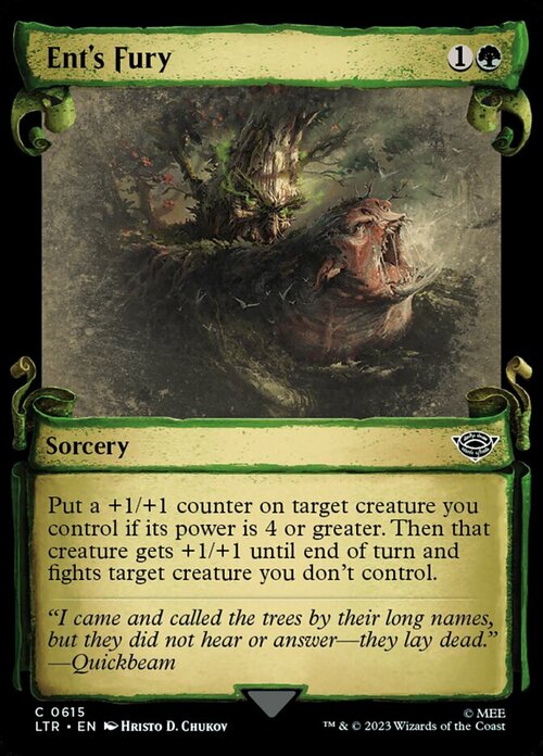 Ent's Fury Card Front