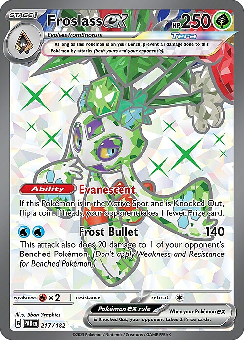 Froslass ex Card Front