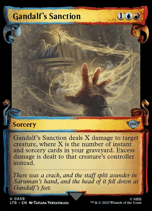 Gandalf's Sanction Card Front