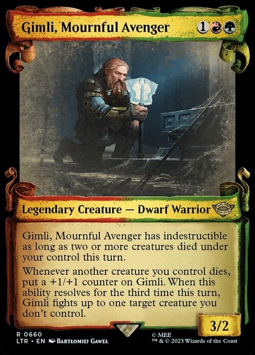 Gimli, Mournful Avenger Card Front