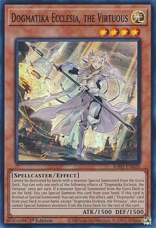 Dogmatika Ecclesia, the Virtuous Card Front