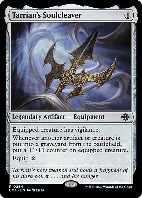 Tarrian's Soulcleaver Card Front