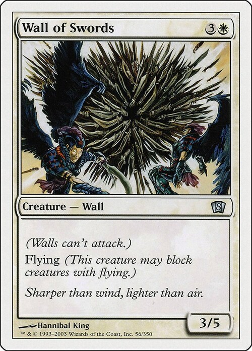 Wall of Swords Card Front