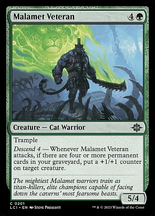 Malamet Veteran Card Front