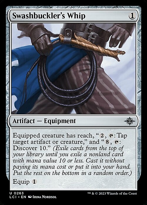 Swashbuckler's Whip Card Front