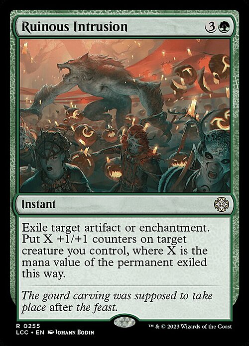 Ruinous Intrusion Card Front