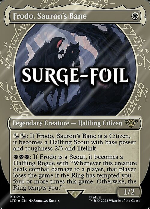 Frodo, Sauron's Bane Card Front