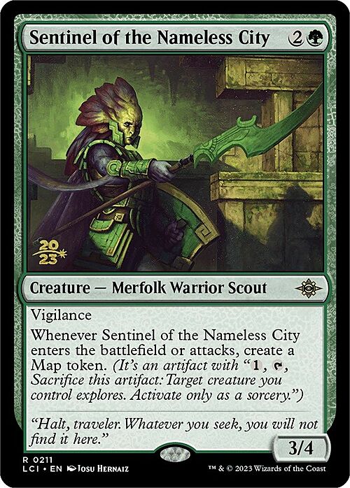 Sentinel of the Nameless City Card Front