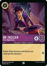 Dr. Facilier - Savvy Opportunist