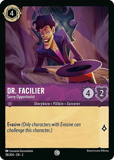 Dr. Facilier - Savvy Opportunist Card Front