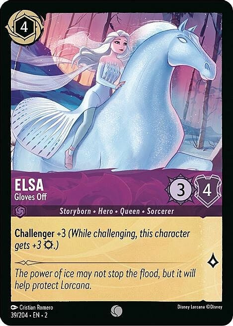 Elsa - Gloves Off Card Front