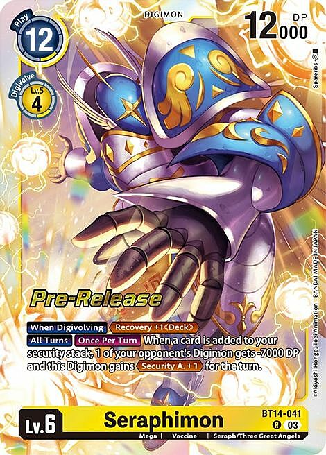 Seraphimon Card Front