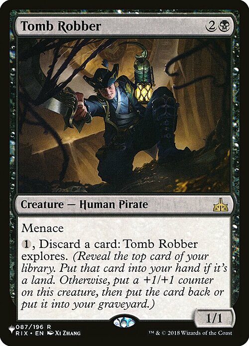 Tomb Robber Card Front