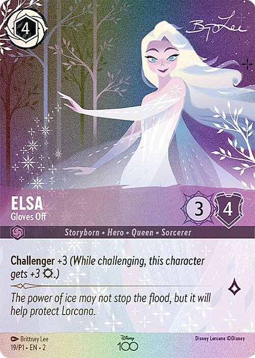 Elsa - Gloves Off Card Front