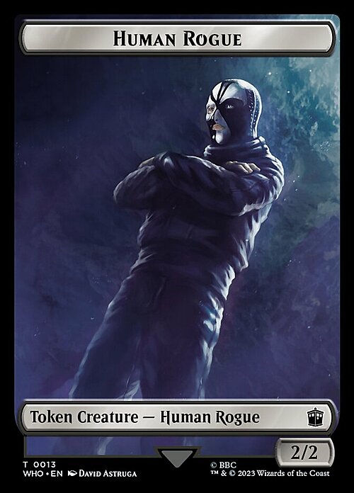 Human Rogue // Cyberman Card Front