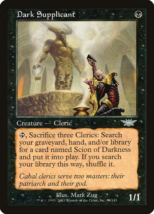 Dark Supplicant Card Front