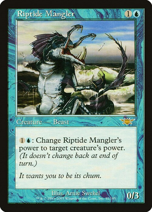 Riptide Mangler Card Front