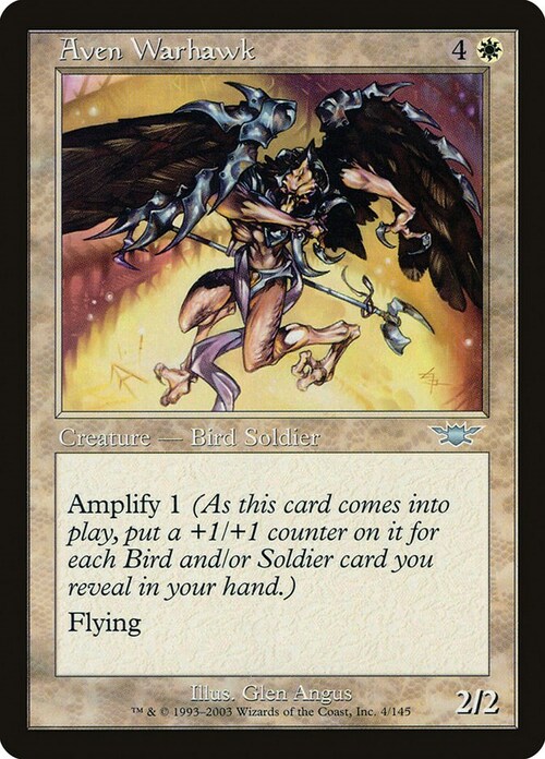 Aven Warhawk Card Front