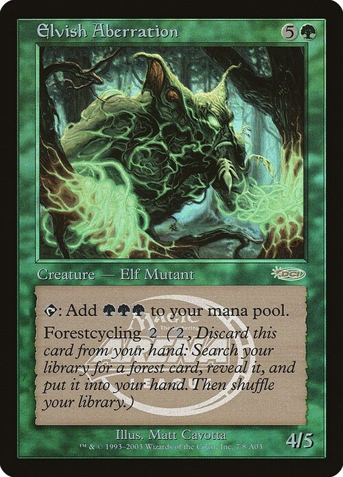 Elvish Aberration Card Front