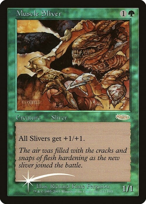 Muscle Sliver Card Front