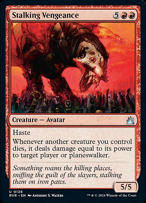 Stalking Vengeance Card Front