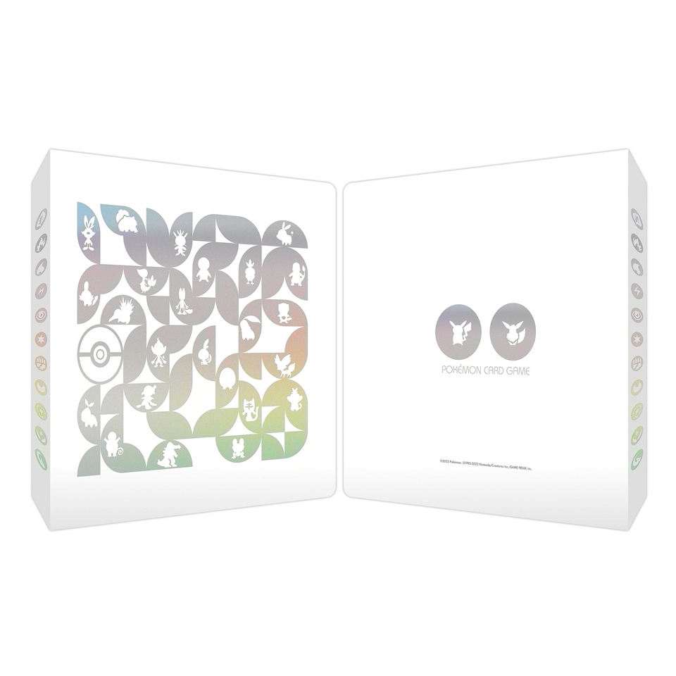 Pokémon Card Game White 12-Pocket Binder