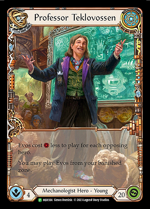 Professor Teklovossen Card Front