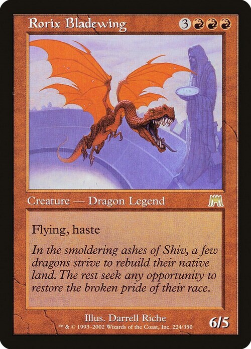 Rorix Bladewing Card Front