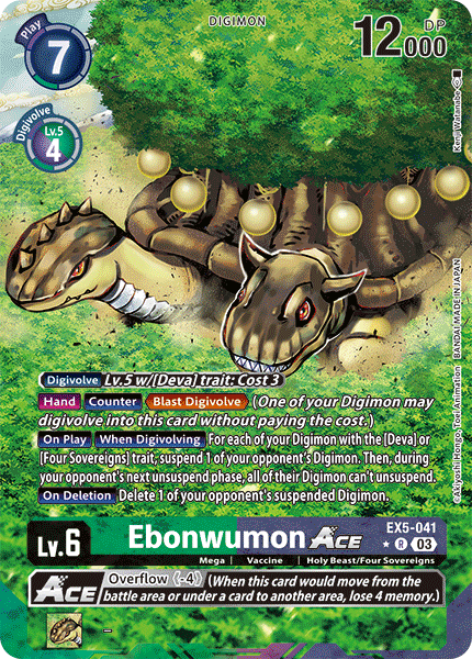 Ebonwumon Ace Card Front