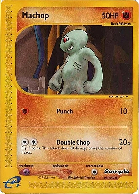 Machop Card Front