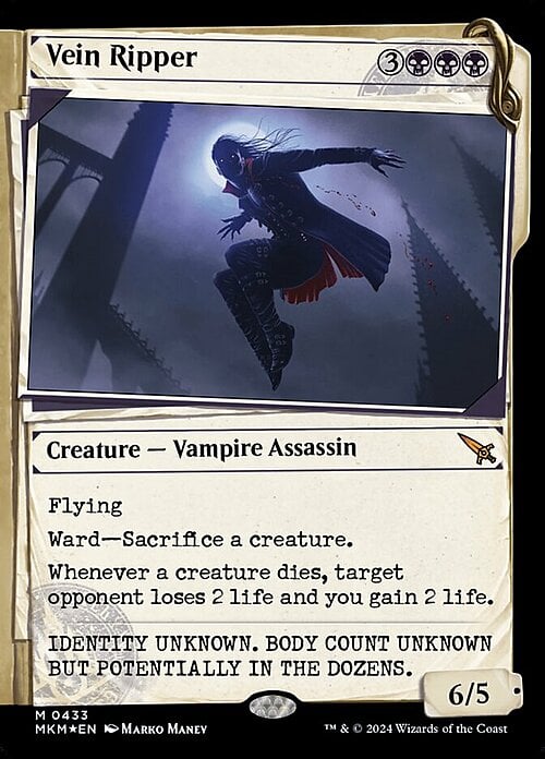 Vein Ripper Card Front