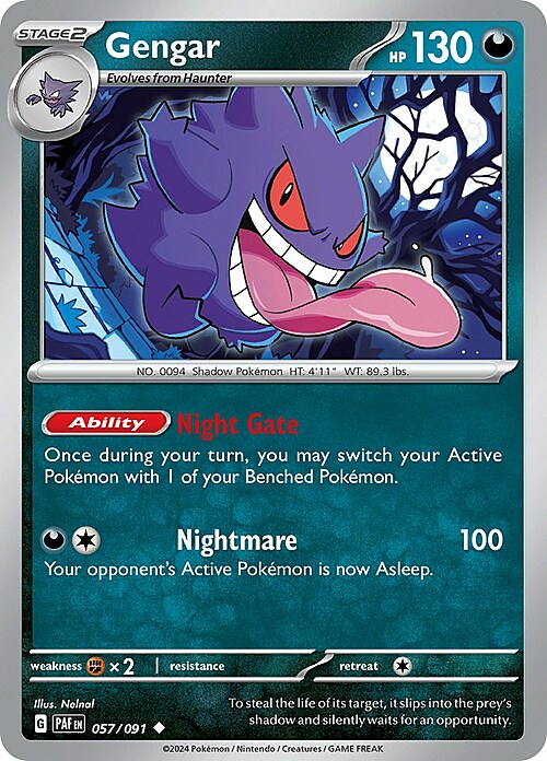 Gengar Card Front