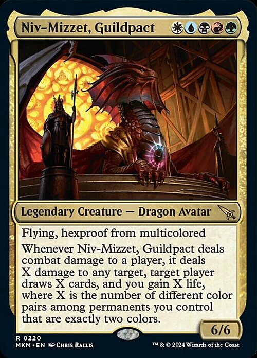 Niv-Mizzet, Guildpact Card Front